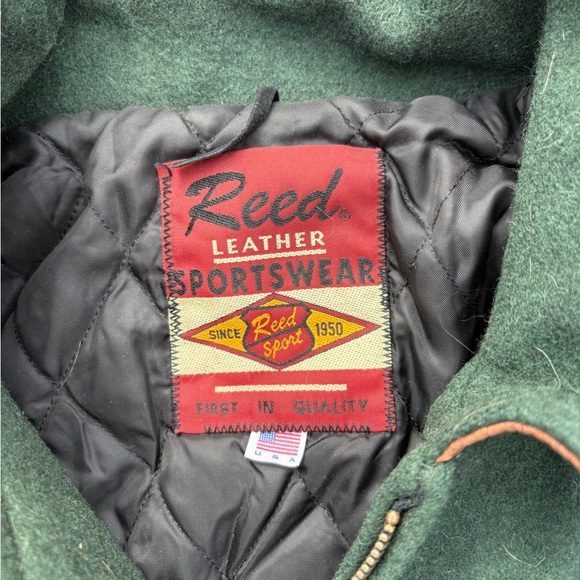 Reed Leather Sportswear MADE IN USA varsity jacket - Picture 5 of 7